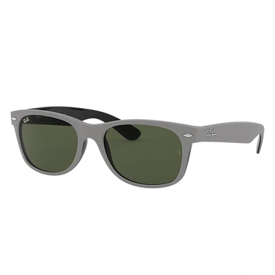 Ray Ban New Wayfarer Color Mix Rox_frame Grey Frame Green Classic G-15 Lenses 58-18