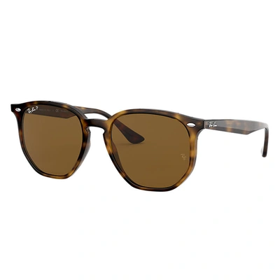 Ray Ban Rb4306 Sunglasses Tortoise Frame Brown Lenses Polarized 54-19 In Havana
