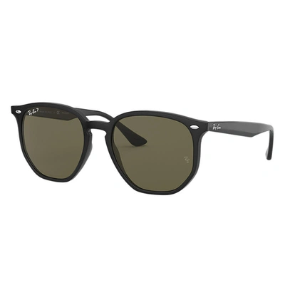 Ray Ban Rb4306 Sunglasses Black Frame Green Lenses Polarized 54-19