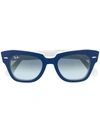 Ray Ban State Street Sunglasses Blue Frame Blue Lenses 49-20