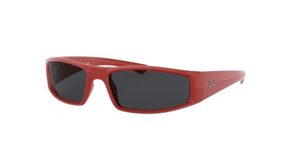 Ray Ban Rb4335 Sunglasses In Red