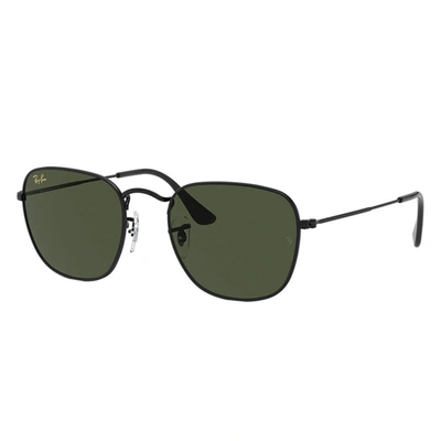 Ray Ban Frank Legend Gold Sunglasses Black Frame Green Lenses 51-20