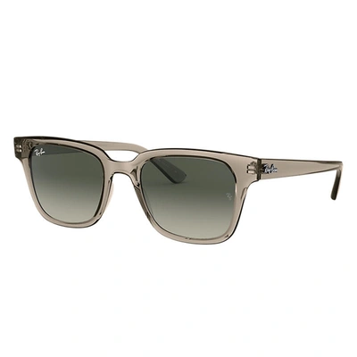 Ray Ban Rb4323 Sunglasses Transparent Grey Frame Grey Lenses 51-20