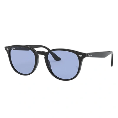 Ray Ban Rb4259 Washed Lenses Sunglasses Black Frame Blue Lenses 53-20