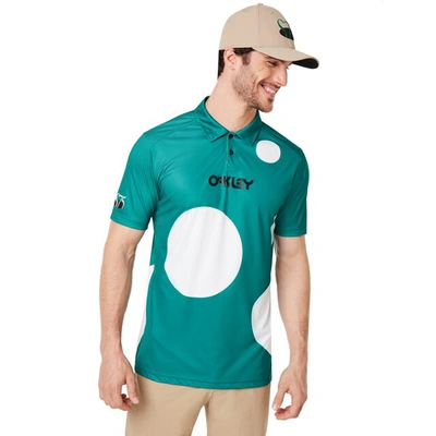 Oakley Staple Short Sleeve Polo Shirt In Green