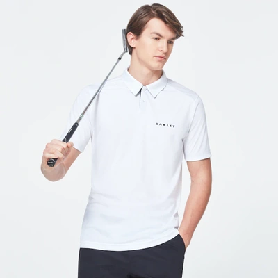 Oakley Icon Camo Evo Golf Short Sleeve Polo Shirt In White