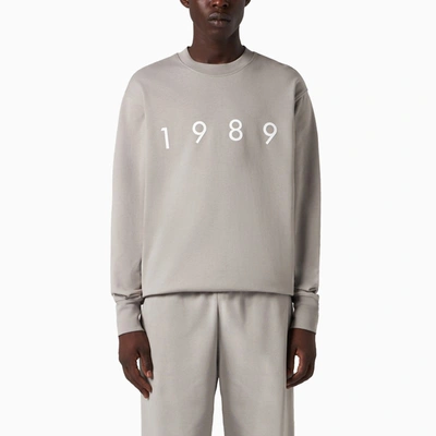 1989 Studio Cotton Sweatshirt With Logo In Grey