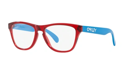 Oakley Mann Frogskins™ Xs (youth Fit) Briller Med Styrke In Red