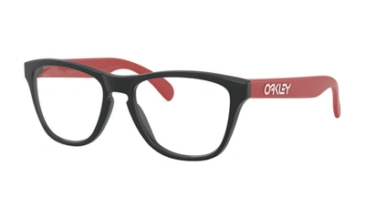 Oakley Frogskins™ Xs (youth - Low Bridge Fit) Eyeglasses In Black,red
