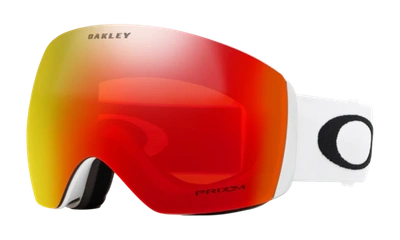 Oakley Oo7050-87 Flight Deck Rectangle-frame Acetate Prizm Ski Goggles In White