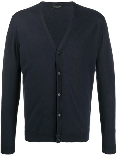 Roberto Collina Button-down Cardigan In Blue