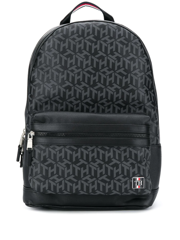 tommy hilfiger faux leather backpack