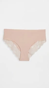 B.tempt'd By Wacoal B.bare Cheeky Panties In Rose Smoke