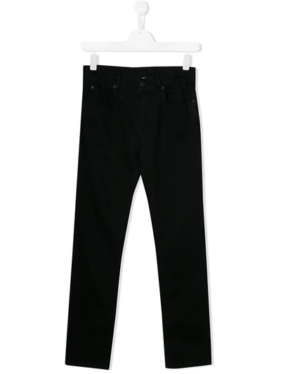 Kenzo Teen Casual Jeans In Black