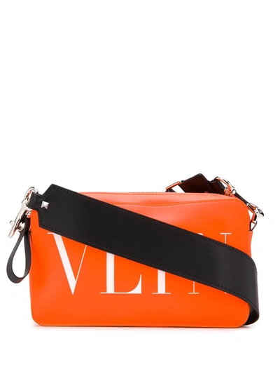 Valentino Garavani Vlnt Crossbody Bag In Orange