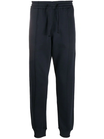 Bally Logo Print Track Trousers In Blue