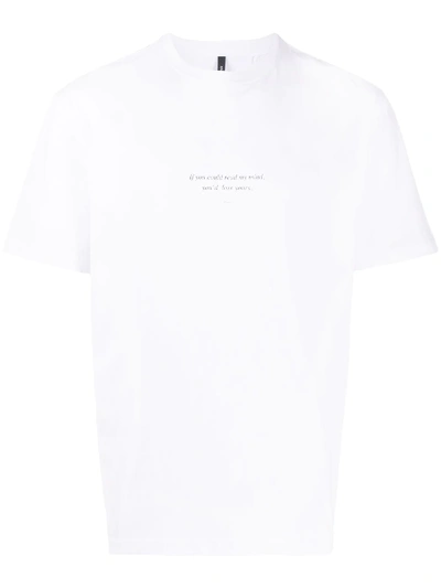 Stampd Slogan Print T-shirt In White
