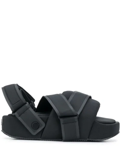 Y-3 Chunky-platform Sandals In Black