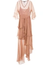 We Are Kindred Arabella Silk Maxi Dress In Pink