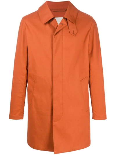 Mackintosh Dunoon Raintec Coat In Orange