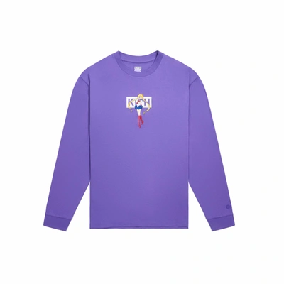 Pre-owned Kith Women X Sailor Moon Sonoma L/s Tee Purple