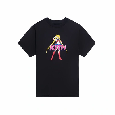 Pre-owned Kith  Women X Sailor Moon Mott Tee Black
