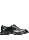 Bottega Veneta Intrecciato Weave Detailed Derby Shoes In Black