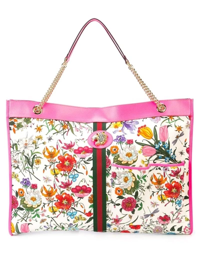 Gucci Tiger Multicolor Cotton Tote