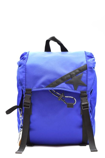 Golden Goose Journey Nylon Backpack In Blue
