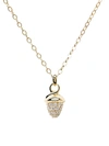 Tamara Comolli Women's Mikado 18k Yellow Gold & Diamond Pavé Acorn Pendant Necklace