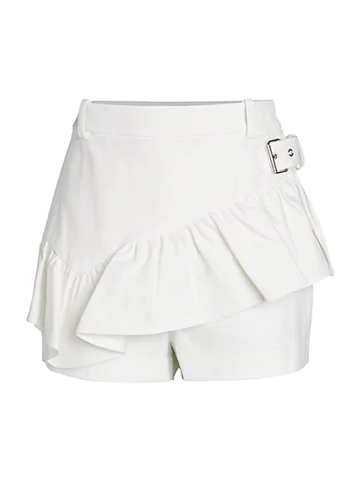 3.1 Phillip Lim / フィリップ リム Ruffled-apron Short In White