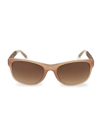 Linda Farrow 55mm Rectangle Sunglasses