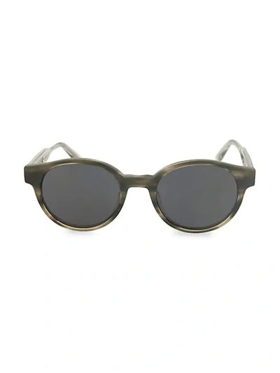 Bottega Veneta 49mm Round Sunglasses