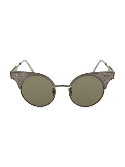 Bottega Veneta 49mm Novelty Winged Sunglasses