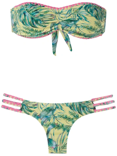 Brigitte Manu Vivi Printed Bikini Set In Multicolour