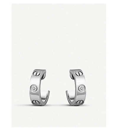 Cartier Love 18ct White-gold Earrings