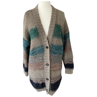Pre-owned Roberto Collina Wool Cardigan In Multicolour
