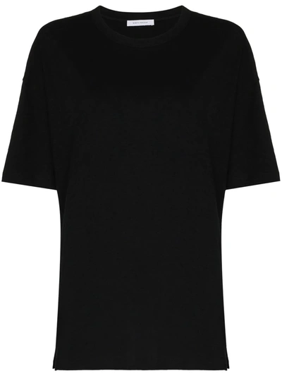 Ninety Percent Oversized Organic Cotton T-shirt In Black