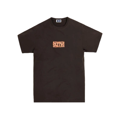 Pre-owned Kith  Flame Tee Espresso