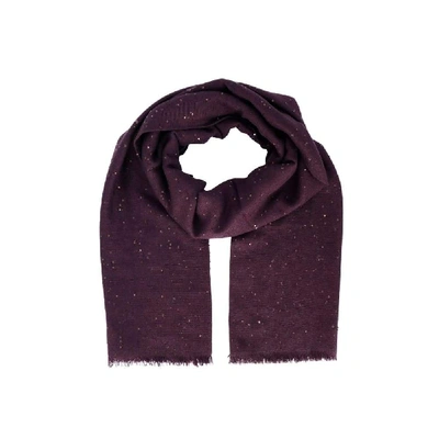 Brunello Cucinelli Women's Purple Cashmere Scarf