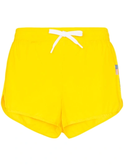 Polo Ralph Lauren Woven Running Shorts In Yellow