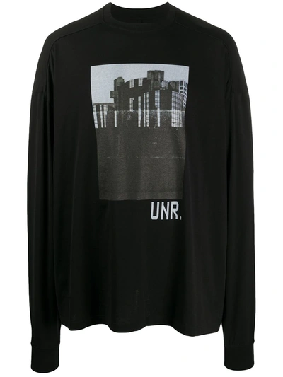 Ben Taverniti Unravel Project Town Oversized T-shirt In Black