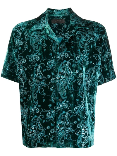 Amiri Short-sleeved Shirt In Green