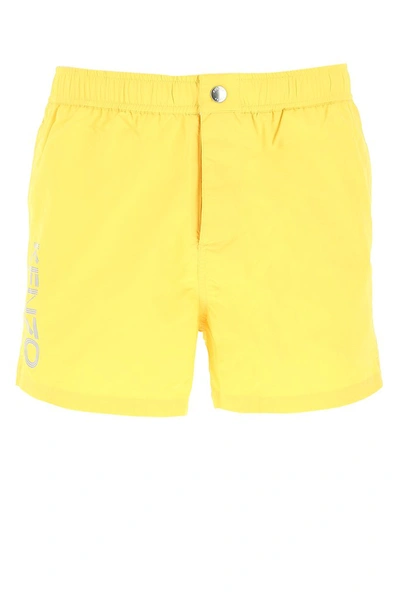 Kenzo Swimsuit Shorts In Yellow
