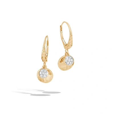 John Hardy Palu Pavé Drop Earring Egx300422di In White Diamond