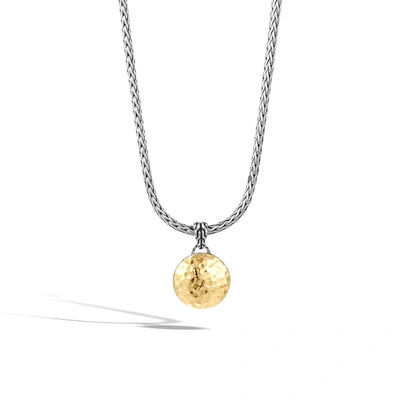 John Hardy Palu Reversible Pendant 18-20 Necklace In Sterling Silver & Gold