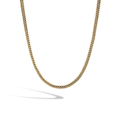 John Hardy Classic Chain Reversible Chain Link Necklace In Sterling Silver/yellow Gold