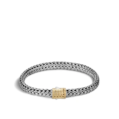 John Hardy Classic Chain 6.5mm-7.5mm Bracelet In Silver And Gold
