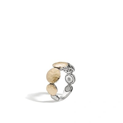 John Hardy Palu Dot Band Ring In Silver And Gold