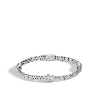 John Hardy Icon Bracelet, 5mm In White Diamond